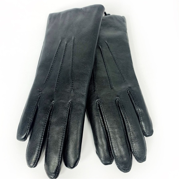 Fownes Leather Fur Lined Gloves Size Small - Picture 9 of 16